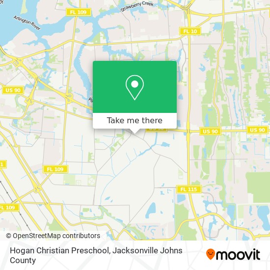 Hogan Christian Preschool map