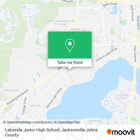 Lakeside Junior High School map