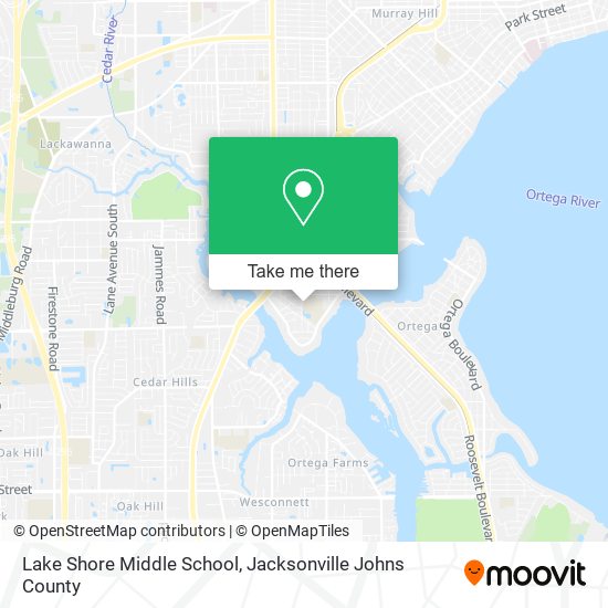 Lake Shore Middle School map