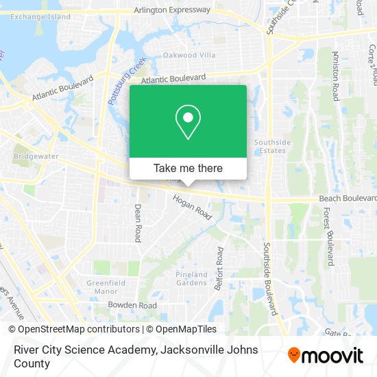 River City Science Academy map