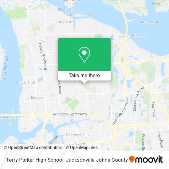 Mapa de Terry Parker High School