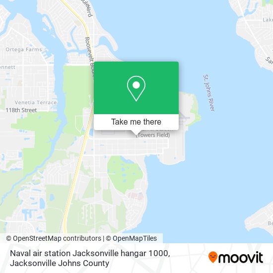 Naval air station Jacksonville hangar 1000 map