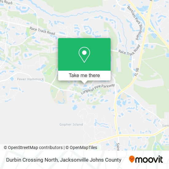 Durbin Crossing North map