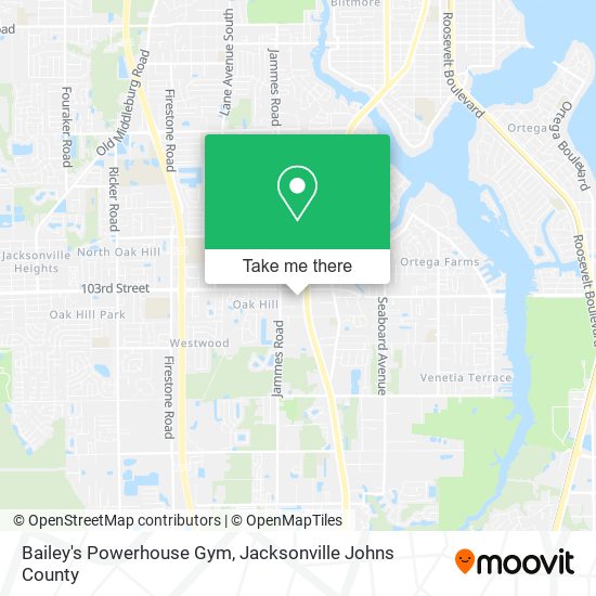Bailey's Powerhouse Gym map