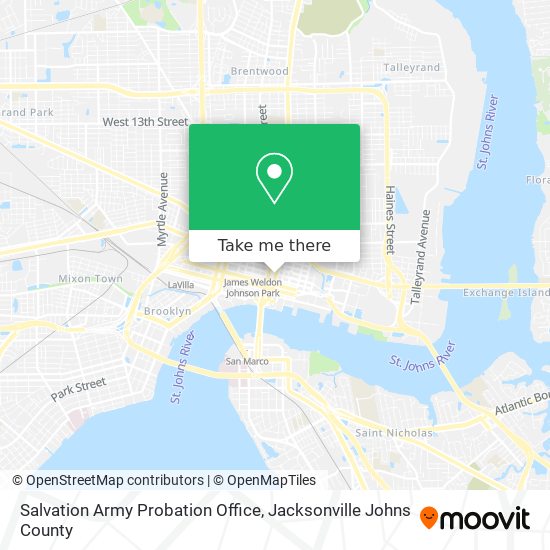 Salvation Army Probation Office map