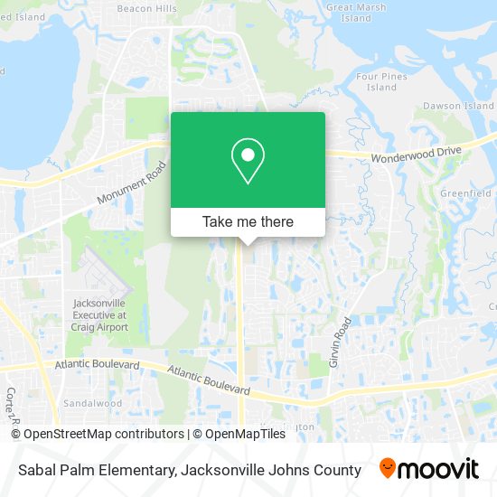 Sabal Palm Elementary map