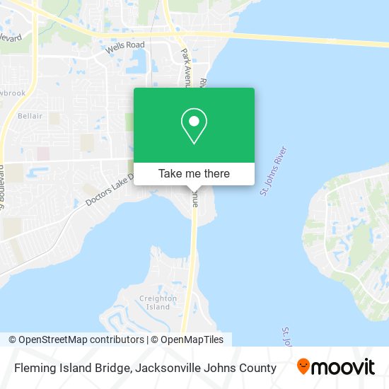 Fleming Island Bridge map