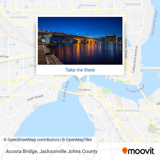Mapa de Acosta Bridge