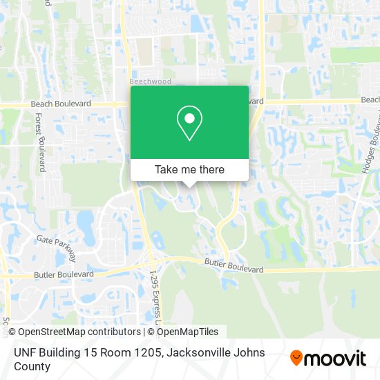 Mapa de UNF Building 15 Room 1205
