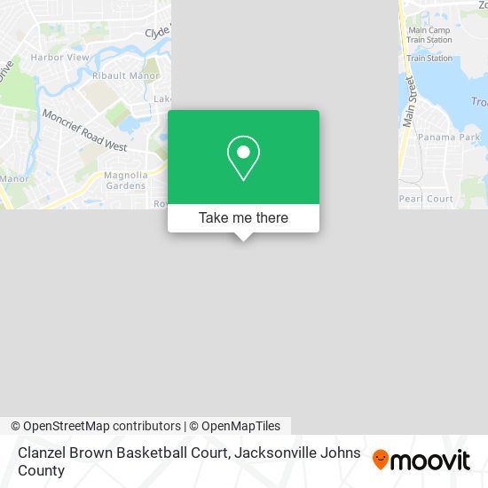 Clanzel Brown Basketball Court map