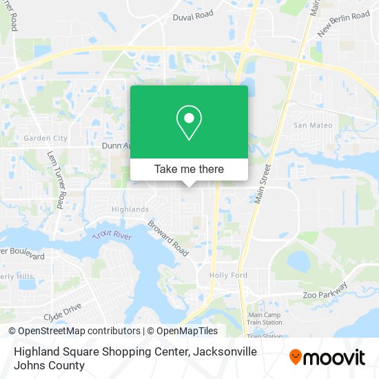 Highland Square Shopping Center map