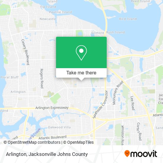 Mapa de Arlington