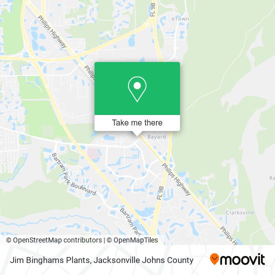Jim Binghams Plants map