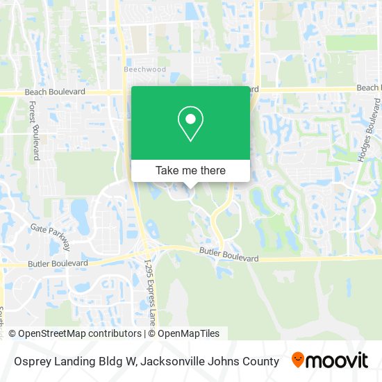 Mapa de Osprey Landing Bldg W