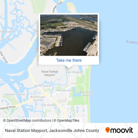 Naval Station Mayport map