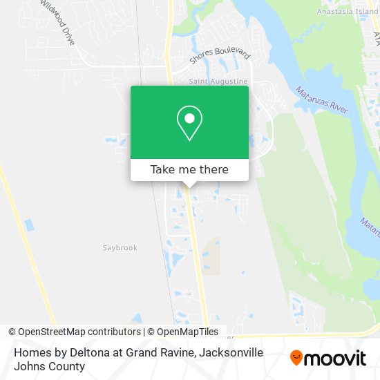 Homes by Deltona at Grand Ravine map