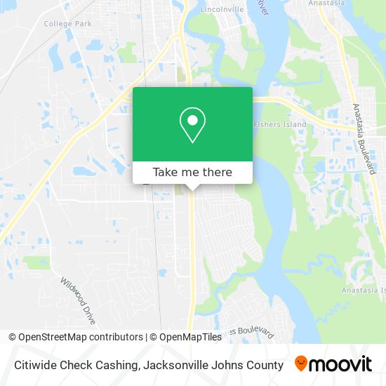Citiwide Check Cashing map