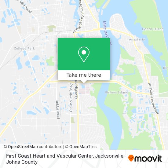 First Coast Heart and Vascular Center map