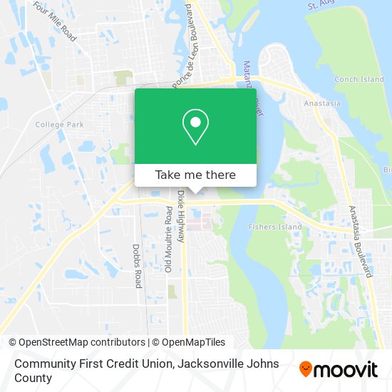 Community First Credit Union map