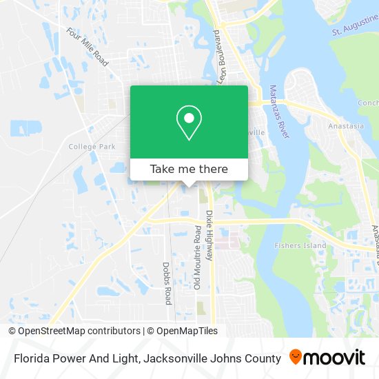 Florida Power And Light map