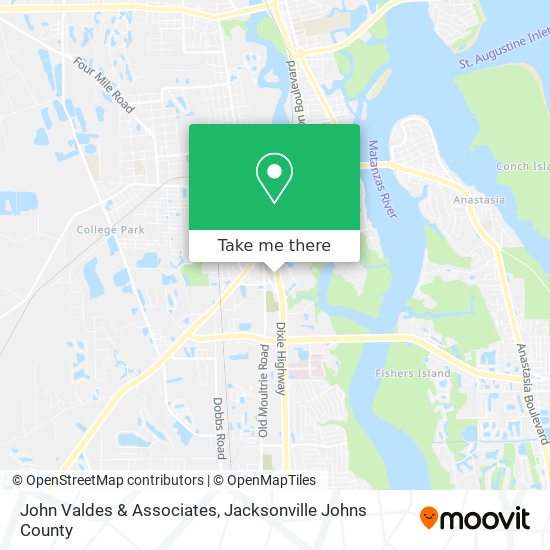 John Valdes & Associates map
