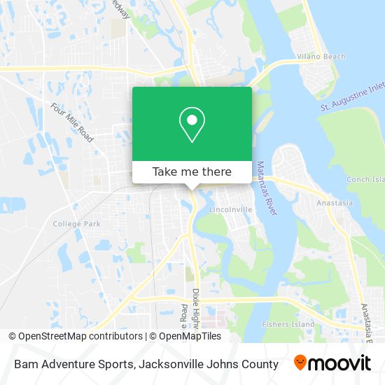 Mapa de Bam Adventure Sports