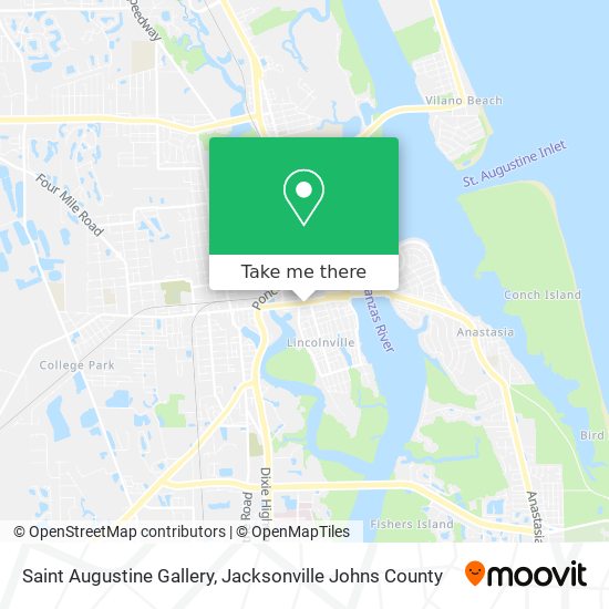 Saint Augustine Gallery map
