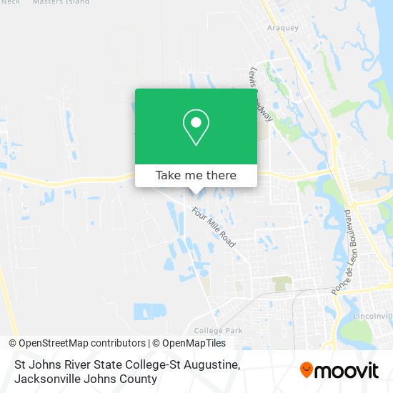 Mapa de St Johns River State College-St Augustine