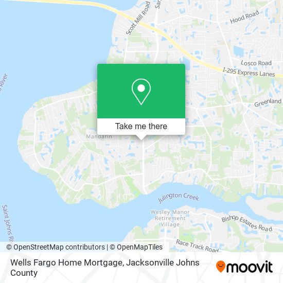 Mapa de Wells Fargo Home Mortgage