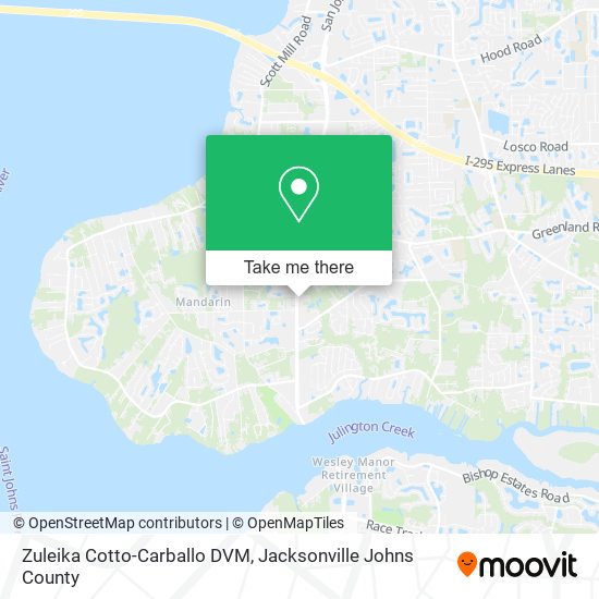 Zuleika Cotto-Carballo DVM map