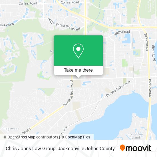 Chris Johns Law Group map