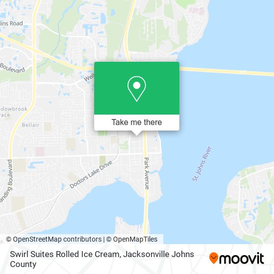 Mapa de Swirl Suites Rolled Ice Cream