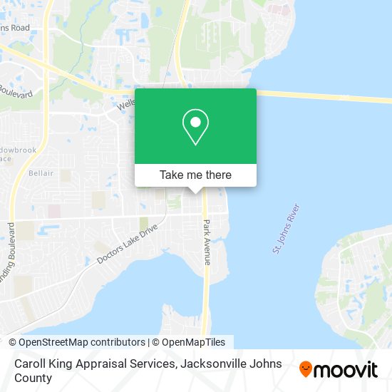 Caroll King Appraisal Services map