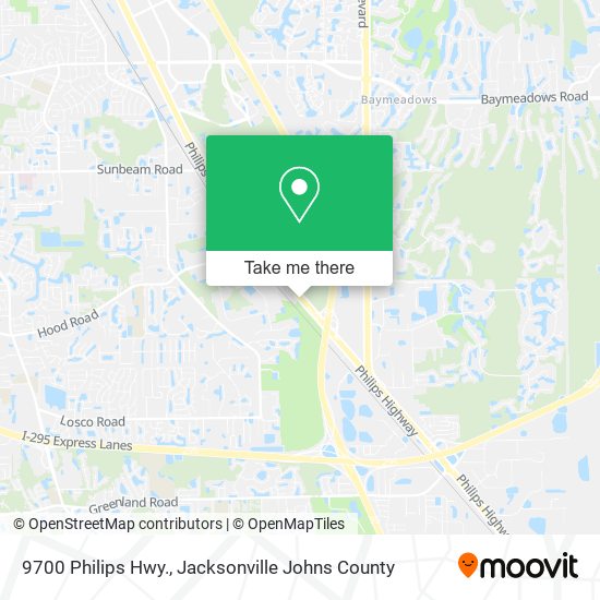9700 Philips Hwy. map