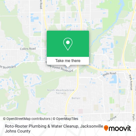 Roto-Rooter Plumbing & Water Cleanup map