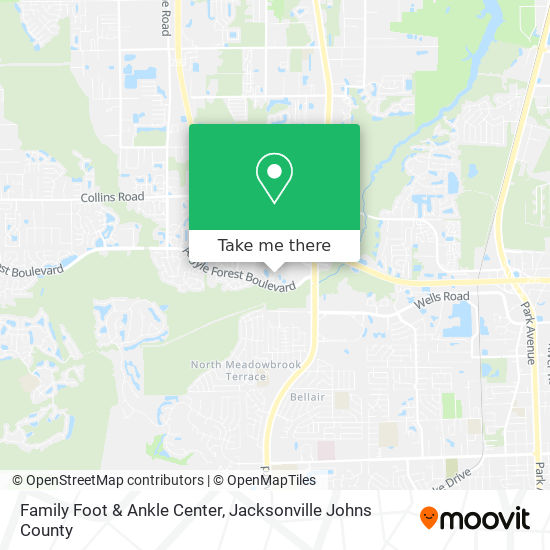 Family Foot & Ankle Center map
