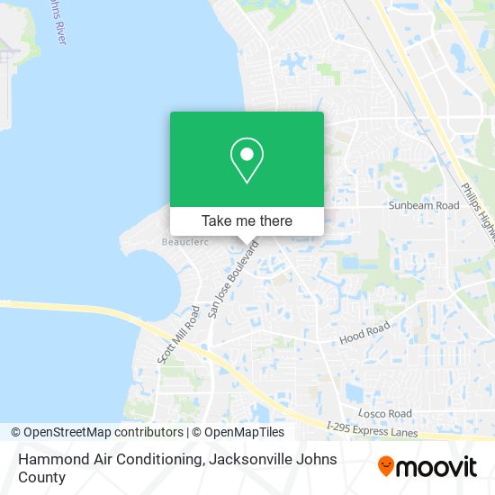 Mapa de Hammond Air Conditioning