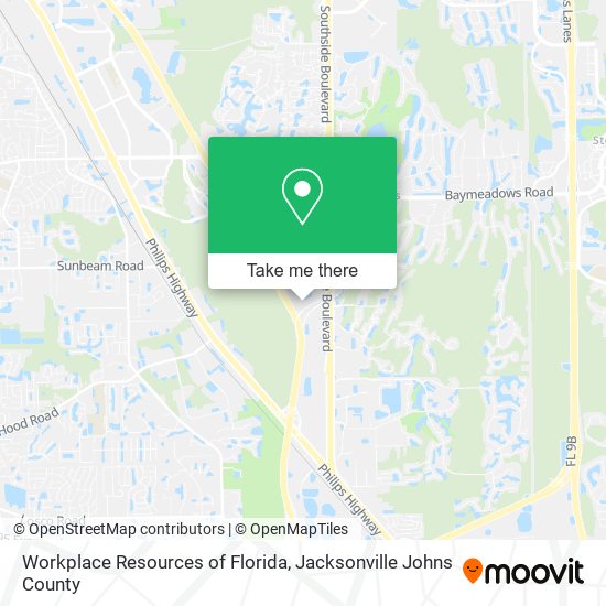 Workplace Resources of Florida map