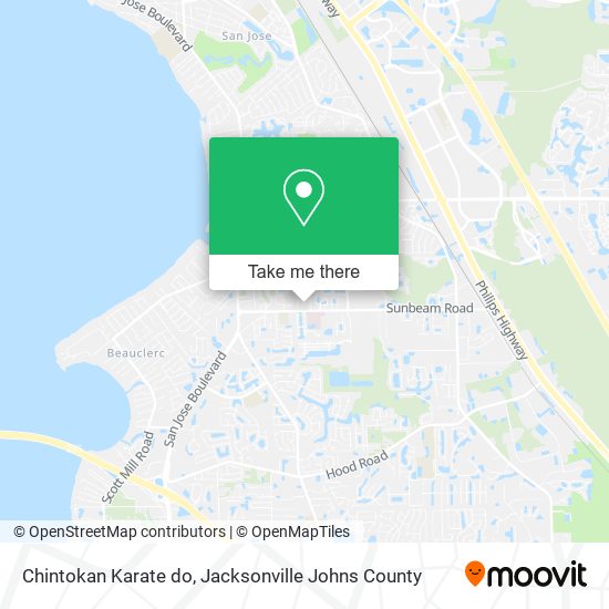 Mapa de Chintokan Karate do