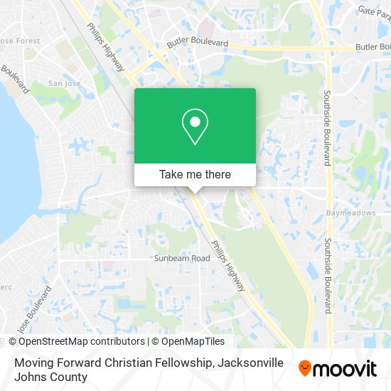 Moving Forward Christian Fellowship map