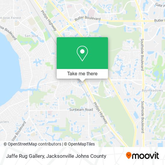 Jaffe Rug Gallery map