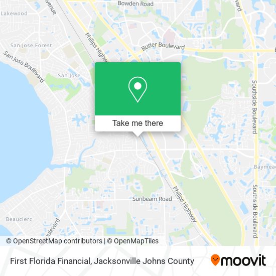 First Florida Financial map