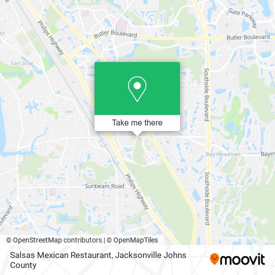 Mapa de Salsas Mexican Restaurant