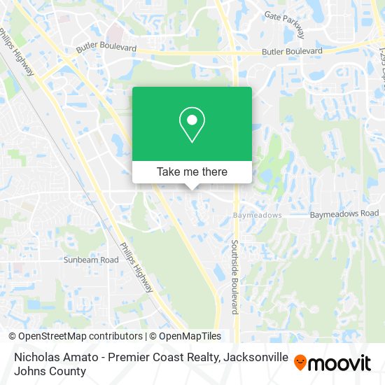 Nicholas Amato - Premier Coast Realty map