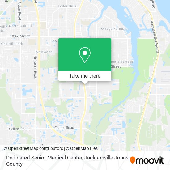 Mapa de Dedicated Senior Medical Center