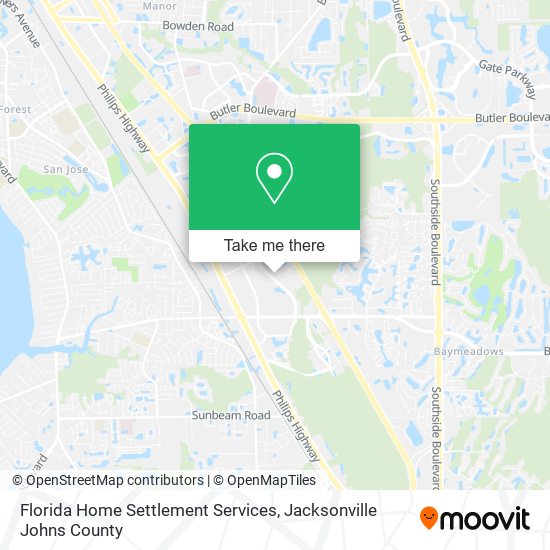 Mapa de Florida Home Settlement Services