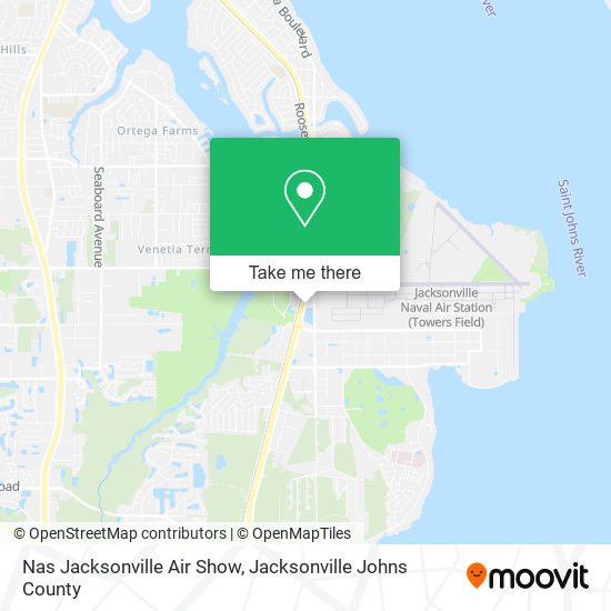 Mapa de Nas Jacksonville Air Show
