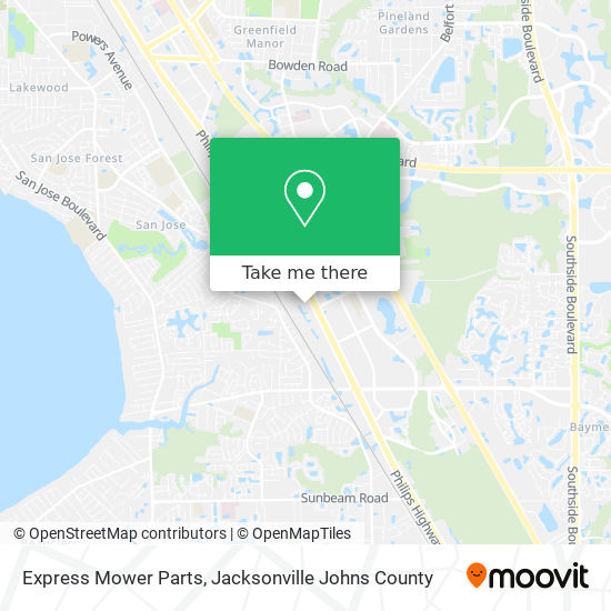 Express Mower Parts map