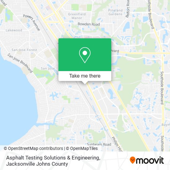 Mapa de Asphalt Testing Solutions & Engineering