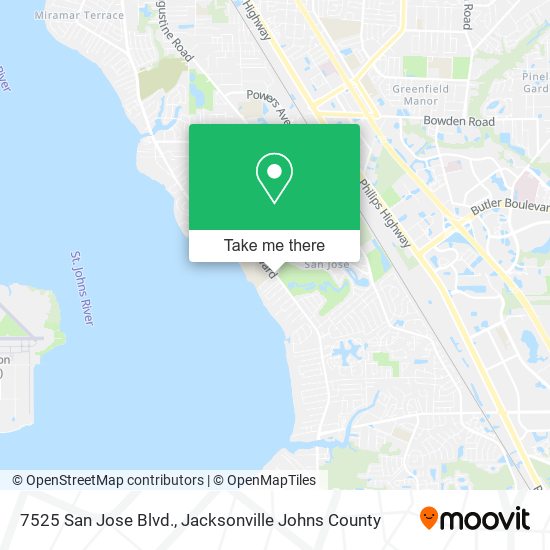 7525 San Jose Blvd. map